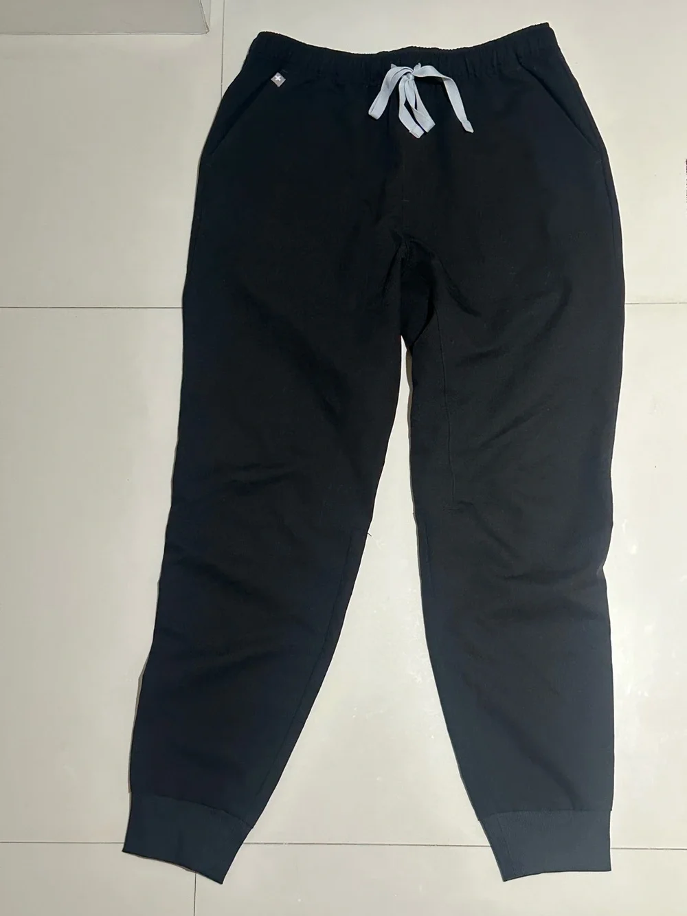 Figs Men's Technical Collection Black Jogger Pants - Size Small